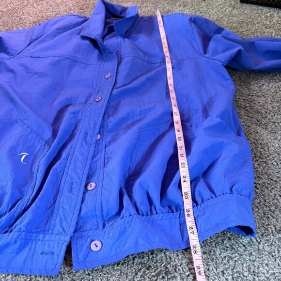 Remo of California Women's L Blue Pants Suit 2 Piece Set Blazer Pants Made USA - Picture 5 of 10